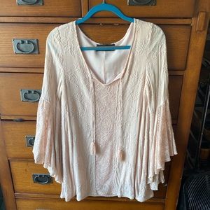 Mini long-sleeved dress